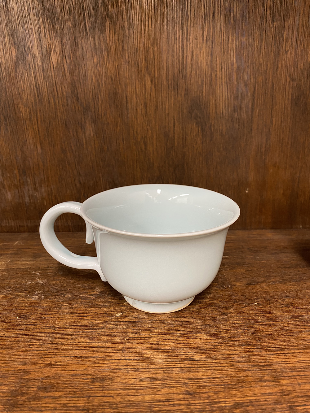 White porcelain coffee cup