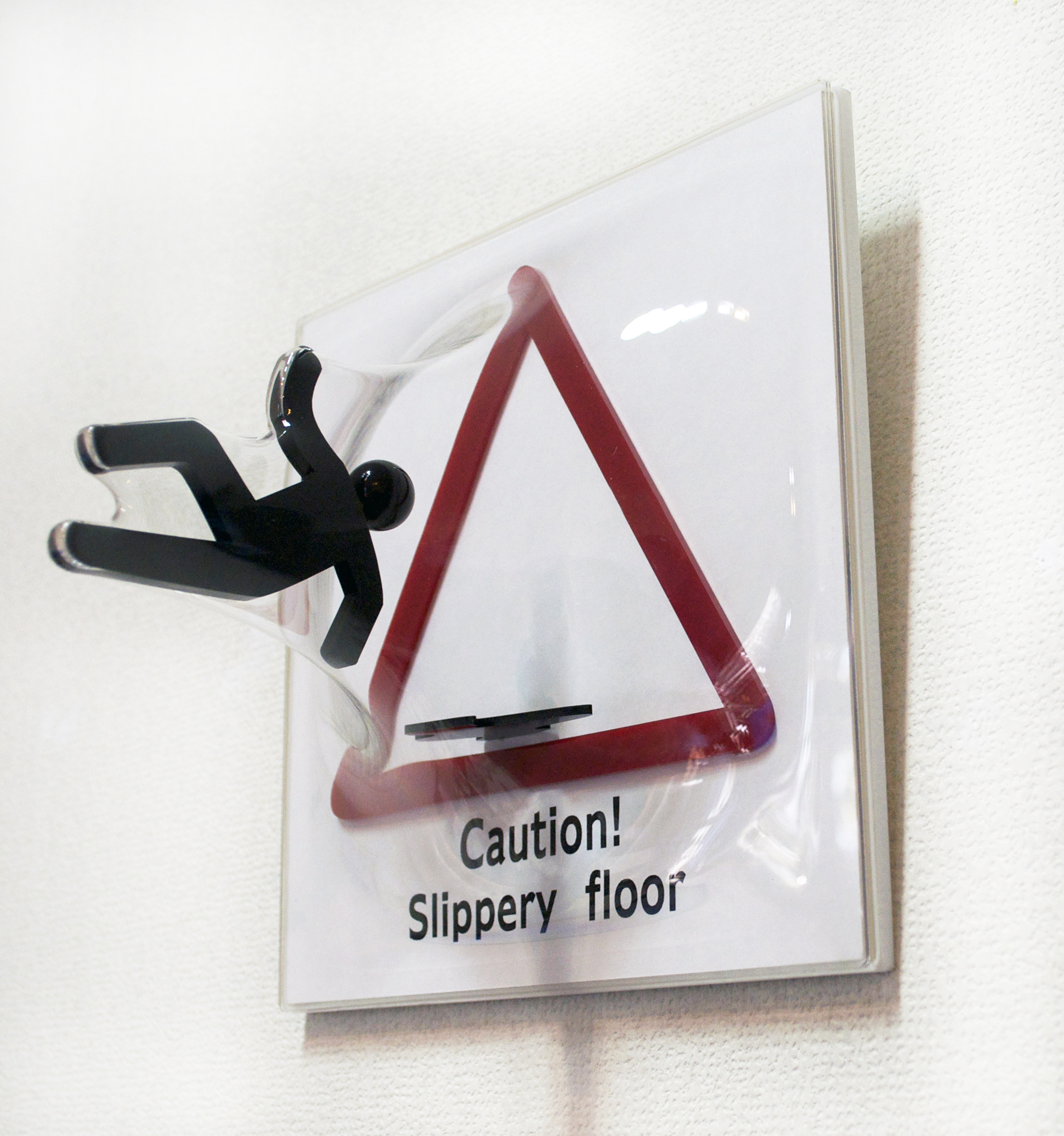 「Caution！Slippery Floor」（White）