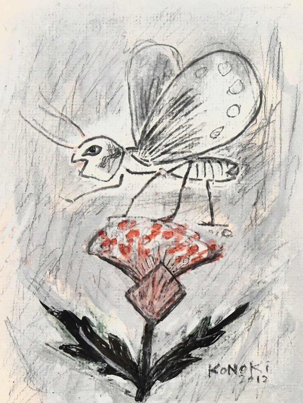 Plume Thistle and the butterfly