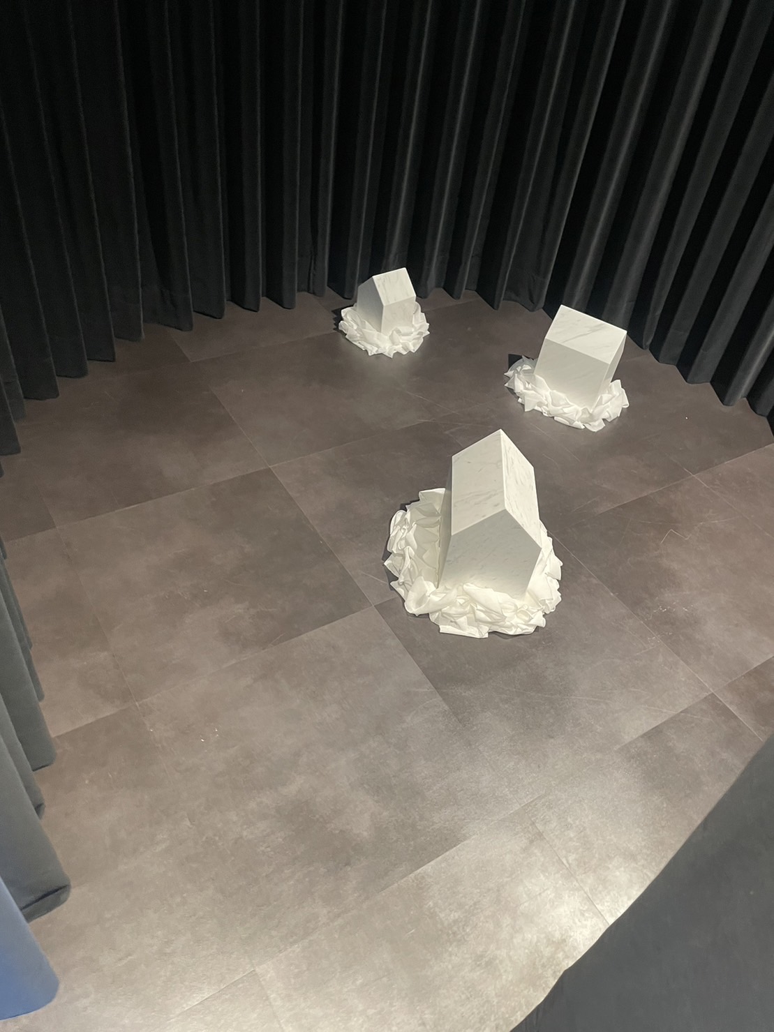 Dissonance I White Dining Table  (Installation works throughout the gallery）